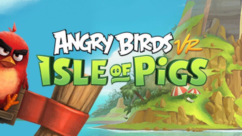 Angry birds isle of pigs, VR peli, Kvantti Virtual Reality Arcade